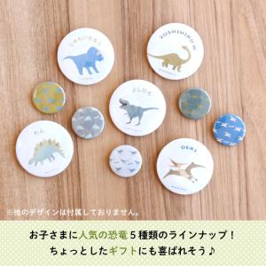 名入れ 缶バッジ プレゼント 恐竜 ダイナソー...の詳細画像5