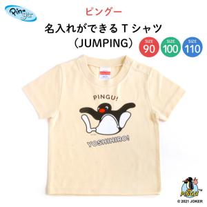 名前入り キッズ Tシャツ ピングー 子供服 おしゃれ 名入れ プレゼント