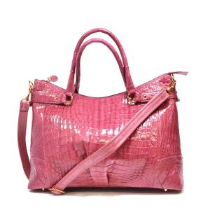 クロコダイルトートバッグシャイニング仕上げヘンロ...の商品画像