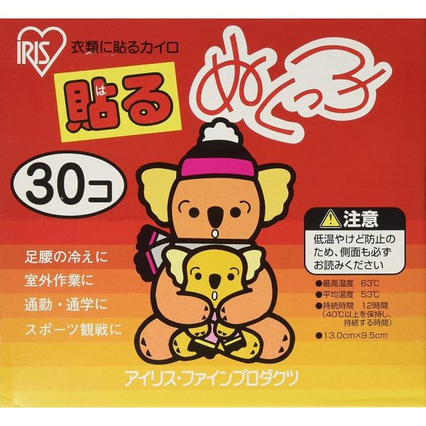 カイロ 衣類に貼るカイロ 貼るぬくっ子 30個入り