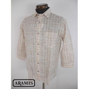 メール便・ゆうパケット アラミス ARAMIS カジュアルウェア 七分袖シャツ （AR-M寸：メンズ） 春夏 SALE 1522013｜kikuji