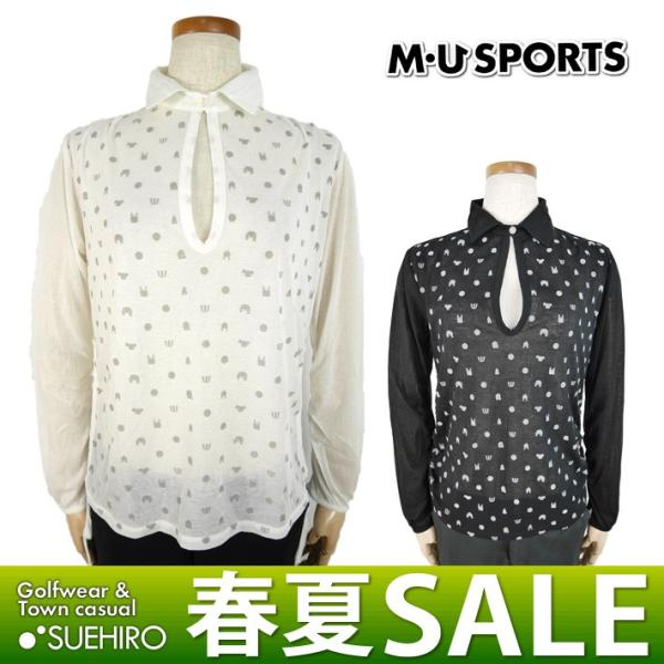 MUスポーツ ゴルフウェア 長袖シャツブラウス （M/L/LL寸：レディース） 春夏 60％OFF/...