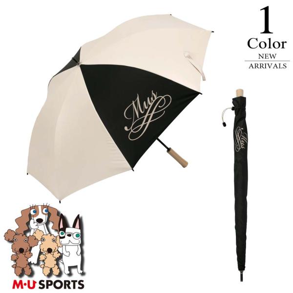 MUスポーツ M.U SPORTS ゴルフ 晴雨兼用傘 （親骨の長さ65cm：レディース） 新品 S...