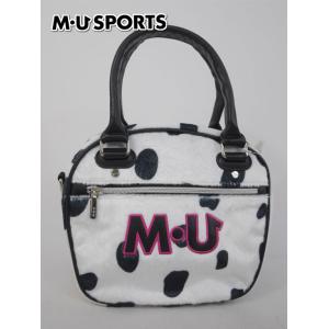 MUスポーツ M.U SPORTS MUSPORTS ゴルフ ポーチ （F(23×23×17cm)：レディース） 新品 SALE 703h6050｜kikuji