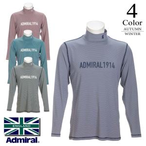 メール便・ゆうパケット アドミラルゴルフ Admiral GOLF ゴルフ 長袖ハイネックシャツ （M/L/LL寸：メンズ） 秋冬 SALE adma170｜kikuji