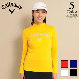 メール便・ゆうパケット キャロウェイ Callaway ゴルフ 長袖モックネックシャツ （M/L寸：レディース） 2023秋冬新作モデル SALE c23233201｜kikuji