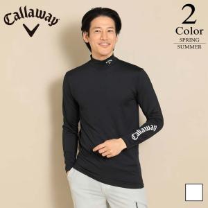 メール便・ゆうパケット キャロウェイ Callaway ゴルフウェア ハイネックインナーシャツ（M/L/LL寸：メンズ） 2024春夏新作モデル c24932100｜kikuji