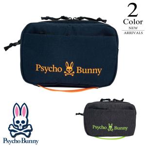 サイコバニー Psycho Bunny GOLF ゴルフ マルチポーチ （W23xD7xH15cm：ユニセックス） ポイント5倍 新作モデル pbmg1fe4｜kikuji