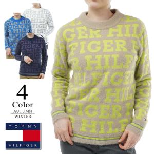 メール便・ゆうパケット トミーヒルフィガー TOMMY HILFIGER レディース ボトルネックセーター（M/L寸：レディース） 2023秋冬新作モデル SALE thla377｜kikuji