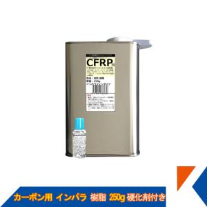 キクメン FRP カーボン 仕上 インパラ 樹脂250g 硬化剤付き