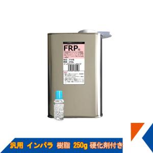 キクメン FRP 汎用 インパラ 樹脂250g 硬化剤付き