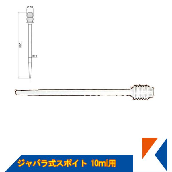 キクメン FRP ジャバラ式スポイト10ml用 ポスト便・代引不可