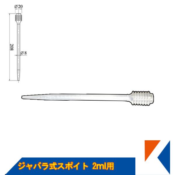 キクメン FRP ジャバラ式スポイト2ｍml用 ポスト便・代引不可