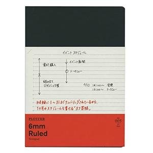 A5サイズ PLOTTER/プロッター 6mm罫線 ノートパッド 80枚 77716715