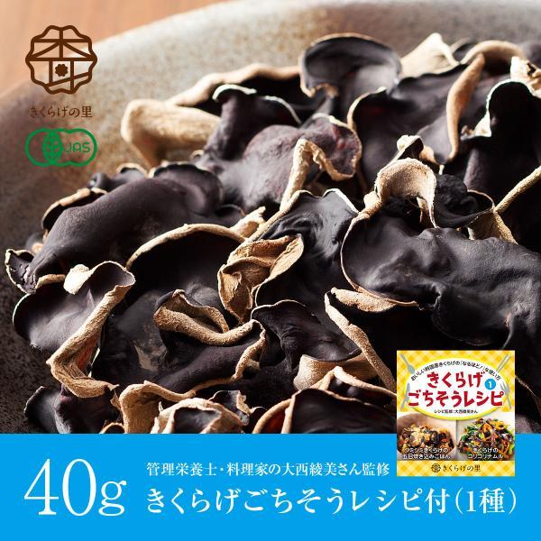 瀬戸内ごちそうきくらげ（ホール）｜40g｜山口県・柳井産｜乾燥有機きくらげ｜有機JAS認定｜無農薬栽...