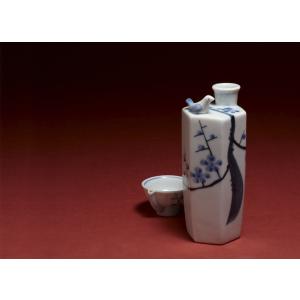 酒器 うぐいす盃と徳利セット（ 梅木 ）