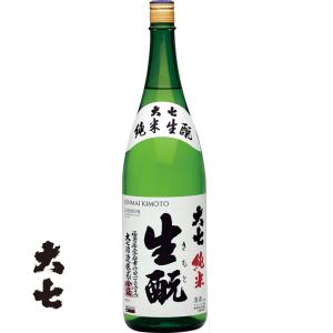 大七 純米 生もと 1800ml 福島県 二本松市 大七酒造 日本酒 地酒 お酒 日本名門酒会 箱無  お燗｜kikusui-store