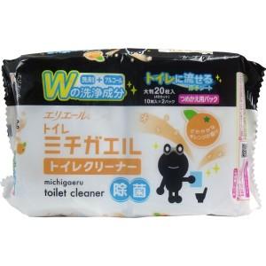 エリエール　ミチガエルトイレクリーナー　詰替用　20枚入