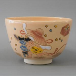 茶道具 抹茶茶碗 端午の節句 菖蒲 川上真琴作 茶道 : 茶道具いまや静香