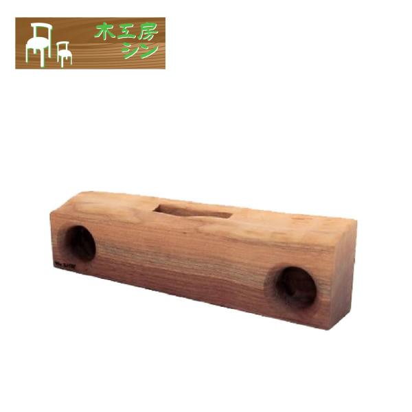 送料別 スピーカー　木製　iPhone使用可　エコ　耳つき木製スピーカー「KIKOE」木工房シン 0...