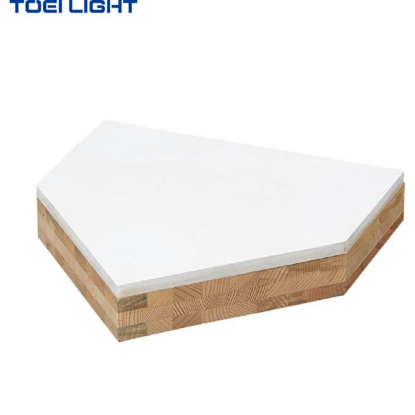 (個人宅配送不可)(送料無料)　トーエイライト　木台付ホームベース80　B-2692　TOEILIG...