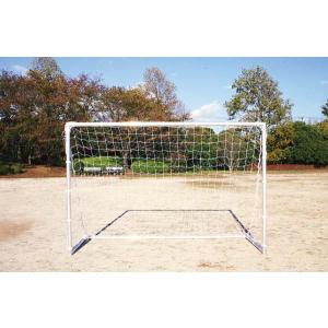 (送料別)(個人宅配送不可)AKABANE　アカバネ　60Φアルミフットサルゴール215　ネット付　2台1組　B-4701