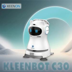 KEENON KLEENBOT C30 お掃除ロボット 業務用 ホテル 病院 施設 レストラン 体育館 多機能搭載 安全 自動充電 簡単操作 拭き掃除 吸塵 モップ掛け対応 正規代理店