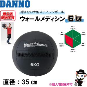 ダンノ メンズ レディース ウォールメディシン 6kg トレーニング用品 筋トレ 腹筋 体幹 メディシンボール D5253