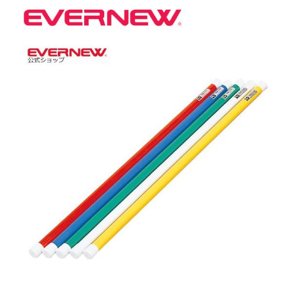 (送料別)EVERNEW　エバニュー　体操　体操棒Ａ−１００　赤　1本　EKB173-100