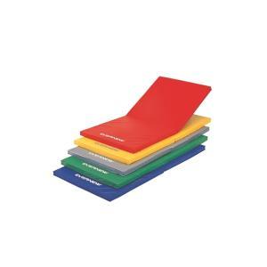 （個人宅配送不可）(送料無料)　EVERNEW　エバニュー　学校　体操　マット　軽量折りたたみカラーマット　シルバー・赤・黄・緑・青　EKM076　