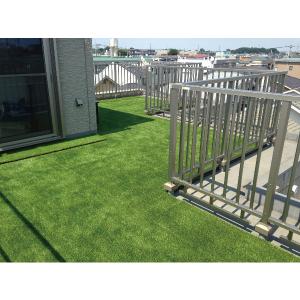 (沖縄・離島は販売不可)人工芝　メモリーターフAIR芝丈28mm　巾1ｍ×長さ10ｍ(ユニオンビズ)MTA28-0110　(送料無料)