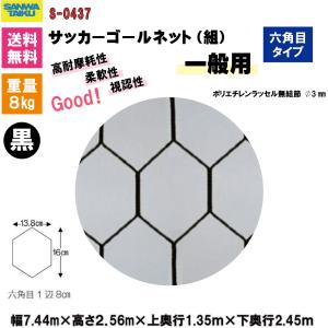 (送料無料)(三和体育)一般用サッカーゴールネ...の詳細画像1