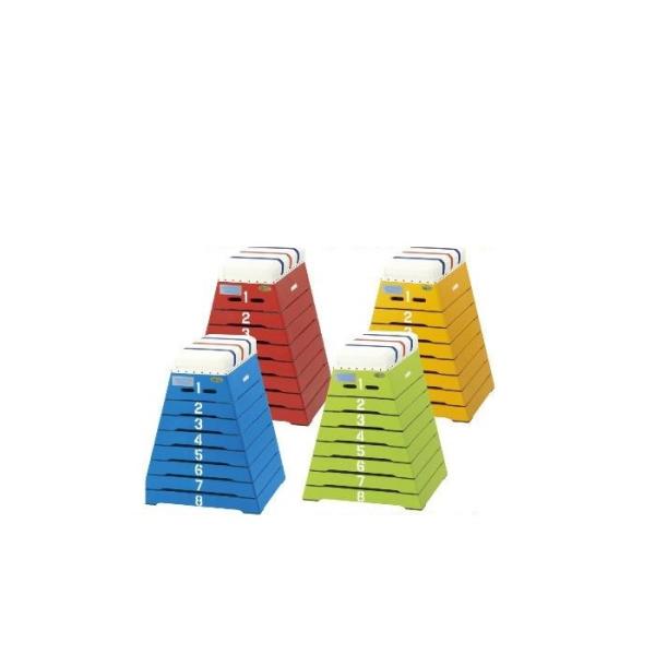 (送料別)(個人宅配送不可)(三和体育)　体操　学校　体育　跳箱　小8段　CL-8　レッド　Ｓ-40...