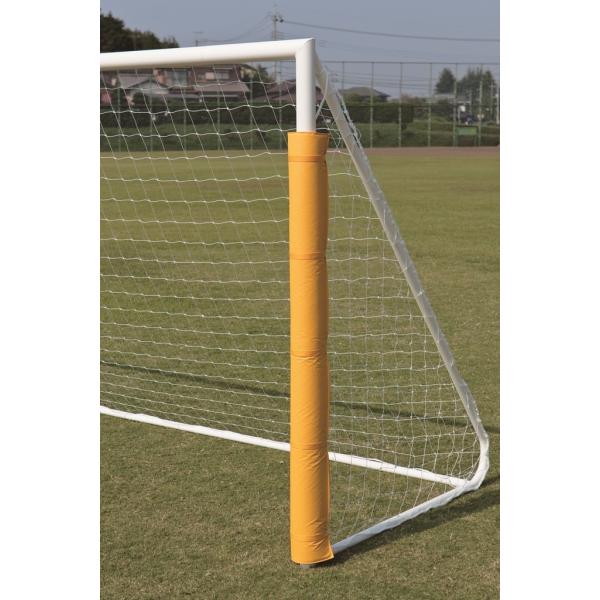 (送料別)サッカー　ゴール　学校　体育用具　スポーツ用具　Φ６０〜８０用防護マット(１本)　イエロー...