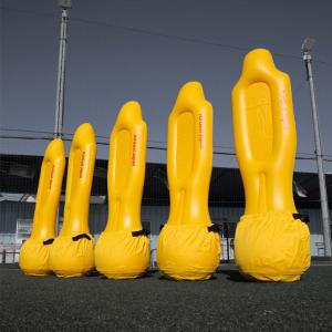 (フットボールギア)　サッカー　トレーニング用品　エアダミー　５体セットTK-CQR-015　(送料無料)　