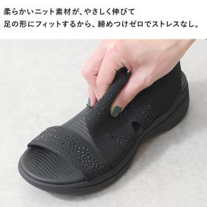 ふわさらニットサンダル 幅広 3E 外反母趾 ...の詳細画像5