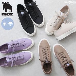 MOZ モズ レインスニーカー レインシューズ レディース 雨靴 ローカット レースアップ 防水 歩きやすい 軽量 通勤 通学 おしゃれ 爆買