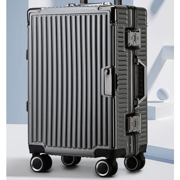 スーツケース キャリーケース 旅行バッグ 大容量 収納 機能性 ファスナー シンプル 大人 かっこい...