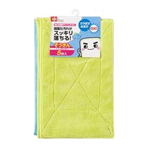 レック 激落ちくん 激落ちマイクロファイバーぞうきん 5枚入 S-592