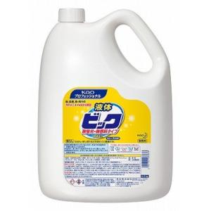Kao（花王） 液体ビック 無蛍光 無香料タイプ 業務用 4.5kg : よろずや