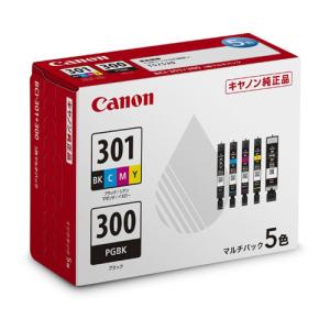 『取寄品』CANON インクタンク マルチパック 5色 純正品 BCI-301＋300/5MP キヤノン キャノン インク 5335C001｜kilat