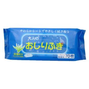 大人用おしりふき ノンアルコール 無香料 70...の詳細画像1