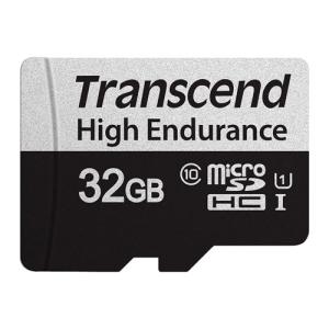 トランセンド microSDHCカード 32GB Class10 UHS-I U1 変換アダプター付 TS32GUSD350V マイクロSDカード｜kilat