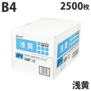 『FSC認証』カラーコピー用紙 ダイオーカラーマルチペーパー B4 浅黄(ライトブルー)2500枚 水 青 チラシ DM 案内状 掲示物 配布物｜kilat