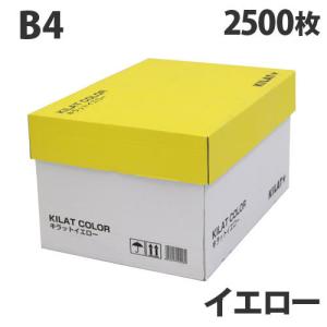 カラーコピー用紙 イエロー B4 2500枚 『送料無料（一部地域除く）』