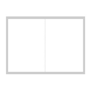YAYOI 弥生サプライ 元帳2行明細用紙 単票用紙 1000枚入 (335002