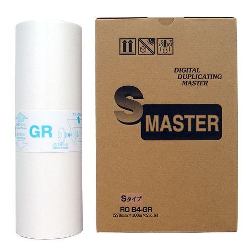 『代引不可』 軽印刷機対応マスター ROB4-GR S 2本セット 汎用品『返品不可』