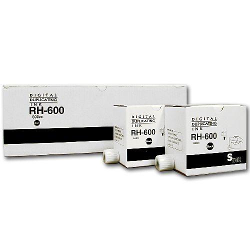 『代引不可』 軽印刷機対応インク RH600 黒 5本セット 汎用品『返品不可』