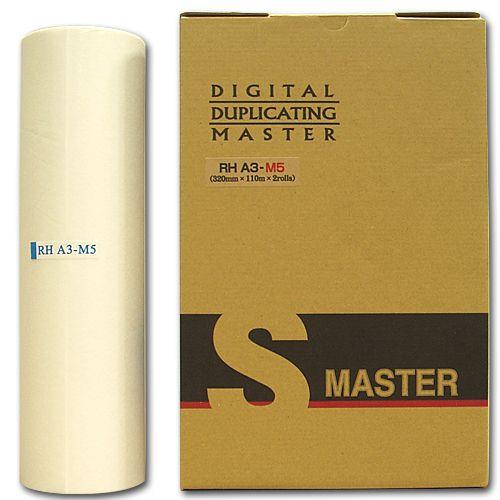 『代引不可』 軽印刷機対応マスター RHA3-M5 2本セット 汎用品『返品不可』『送料無料（一部地...
