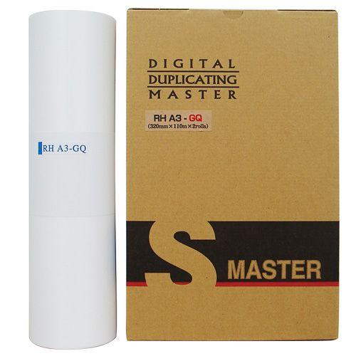 『代引不可』軽印刷機対応マスター RHA3-GQ 2本セット 『返品不可』『送料無料（一部地域除く）...